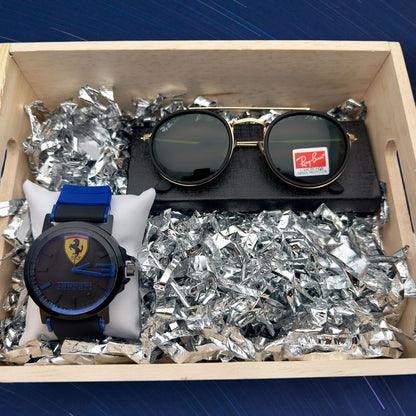 COMBO RELOJ FERRARI + GAFAS